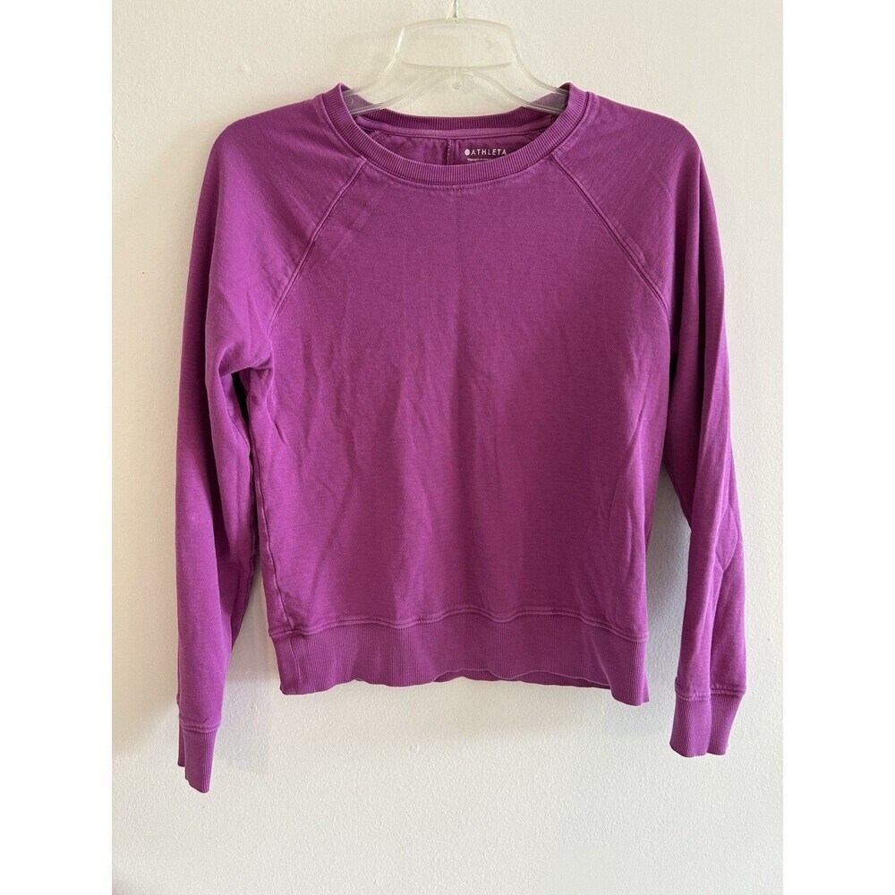 Athleta Women's Gray Stretch Lightweight Long Sleeve Pullover Activewear XXS